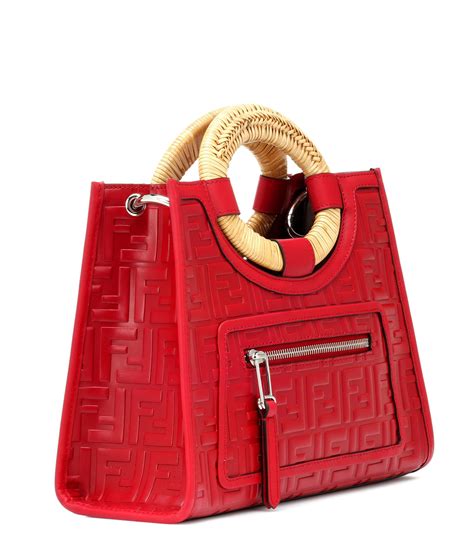 fendi runaway leather tote|Fendi designer handbags.